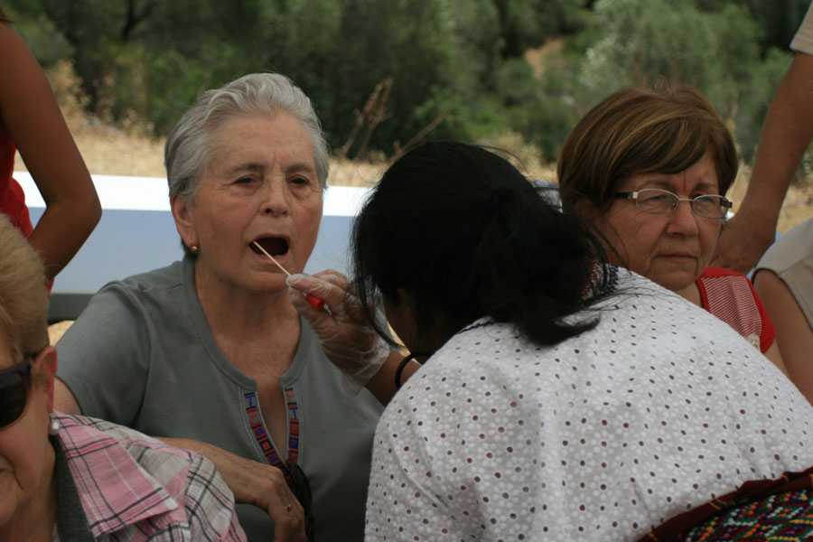 Registro de familiares que aportaron sus muestras de ADN. (Foto: M. Ramírez)