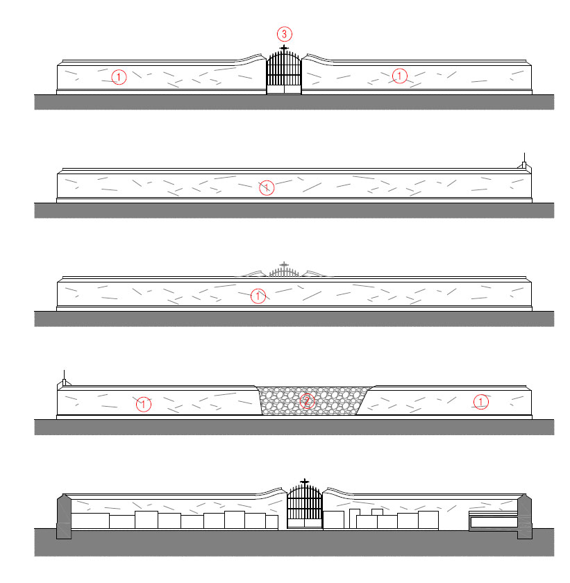 Planimetría aspecto cementerio