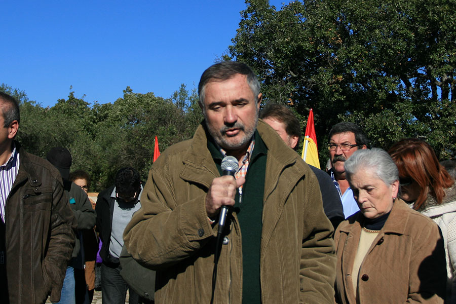 Luis Naranjo durante su intervención