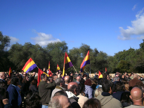 Aspecto del cementerio