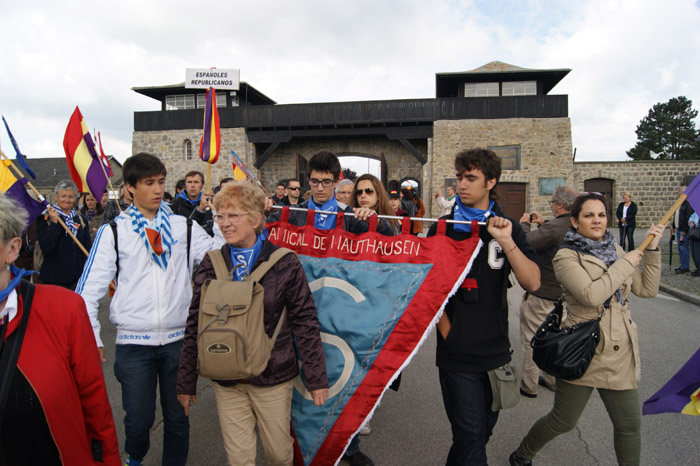 Los auténticos embajadores de España en los actos MAUTHAUSEN 2013