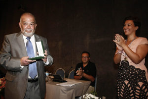 Momento del homenaje a Erasmo Fenoy