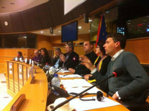 Los miembros del Foro en Bruselas