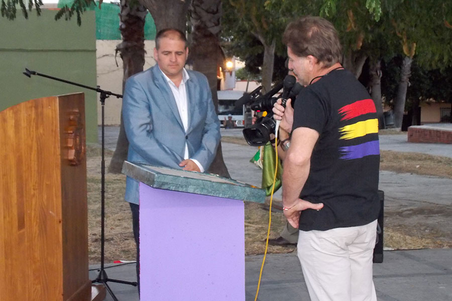 Momento del acto de Los Barrios